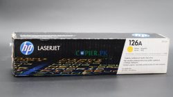 HP 126A Yellow Original LaserJet Toner Cartridge Pakistan Copier.pk