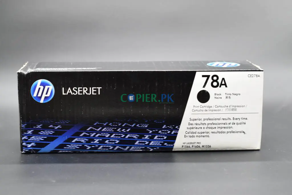 Easy to read discord alcove HP 78A Black LaserJet Toner Cartridge • Copier.Pk
