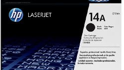 HP 14A Black LaserJet Toner Cartridge