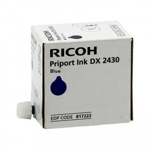 Ricoh DX-2430 Ink Cartridge (Blue) - High-quality