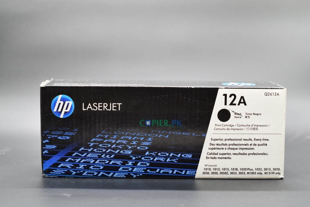 HP 12A Black Original LaserJet Toner Cartridge Pakistan Copier.pk